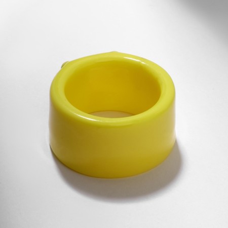 Ring "Duck", yellow color, size 17-1