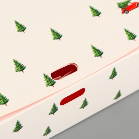 Double -sided folding box “Happy New Year”, 20 x 18 x 5 cm, without tape, New Year-5