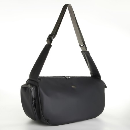 Sports bag with lateral pockets, gray color-6