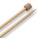 Sleeps are straight, bamboo, 5.5 mm/33cm, 2 pcs