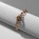 Bracelet Metal “Wheel” chain, color black gold, l = 16 cm