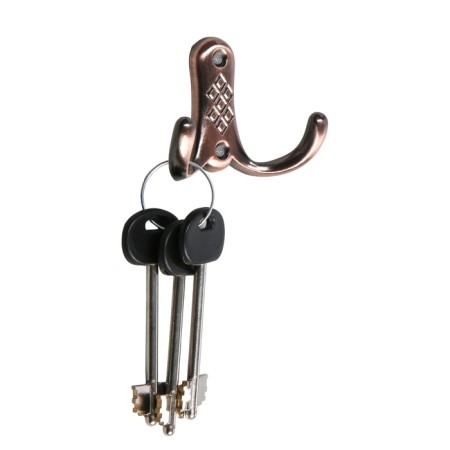 Hook furniture tundra TKD024, two -rod, copper-1