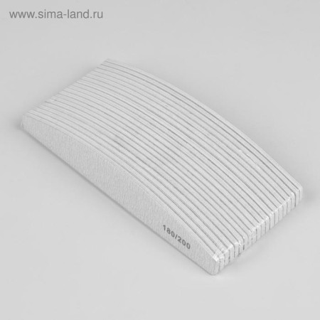 File - emery, abrasiveness 180/200, 18 cm, packing 20 pcs, color gray-2
