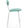 Metal Coom Coum Coum Metal/Velur, White/Blue 47x54x95 cm