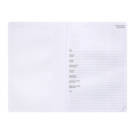 Leduced A5 Diary, 160 sheets, Devente.couple with umbrella, firm artificial leather cover with foam rubber, 2 lies, block 70 g/m2-3