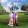 Garden figure "Hare with Zaichikha" 13x23x48cm