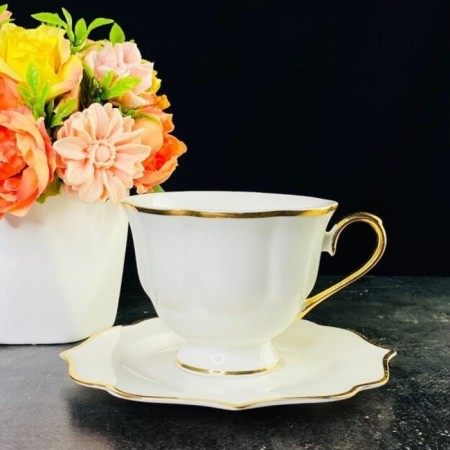Tea set of Lenardi Magnolia Gold, 12 items