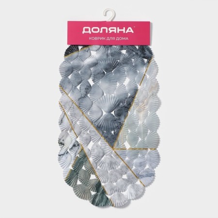 The rug anti -slip into the bathtub on the suction cups "Geometric", 35 × 65 cm-3