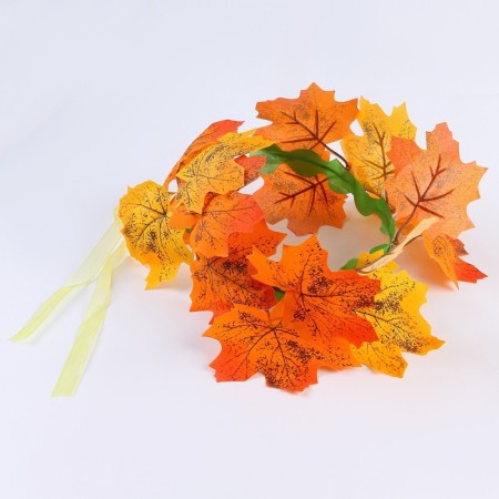 Carnival set "Autumn Muse": skirt, wreath, wand-10