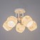 Gabriel chandelier 5x60W E27 white 46x46x28cm