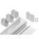 Profile aluminum overhead/suspended Ambrella Illumination Profile System, GP2550wh, 2000x35x35 mm, white, matte dial