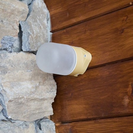 Moisture -proof lamp Uniel, 60 watts, E27, IP65, 137x107x84 mm, pine color-5