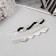 Invisibility for hair "Kalie" (set 2 pcs) grace, 6 cm, silver