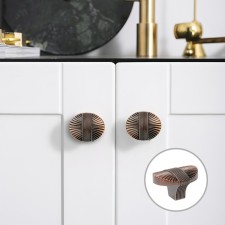 Handle button cappio, zinc, d = 35 mm, color copper
