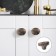 Handle button cappio, zinc, d = 35 mm, color copper