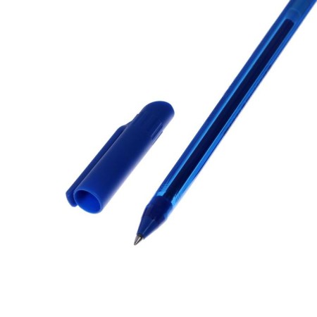 Ballpoint handle Schneider Vizz f, 0.8 mm, blue ink, enlarged ink supply, processed plastic case-3