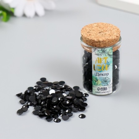 Decor for creativity in the bottle "Rhuba. Midnight" set of 500 pcs d = 0.5 cm 7x2x2 cm