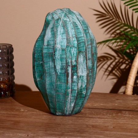 Souvenir "Head of Buddha" Albezia 37 cm-2