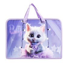 Folder with handles plastic A4 75mm 340*245 PT-14-4 Virgin Betty (handles-shi) 73138