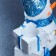 Figure Climber "Snowman" Blue 12x6x14cm