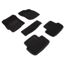 Pile rug for Mitsubishi Lancer X, 2007-2017, black