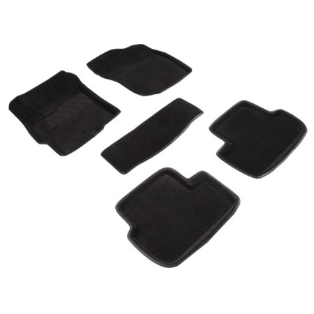 Pile rug for Mitsubishi Lancer X, 2007-2017, black