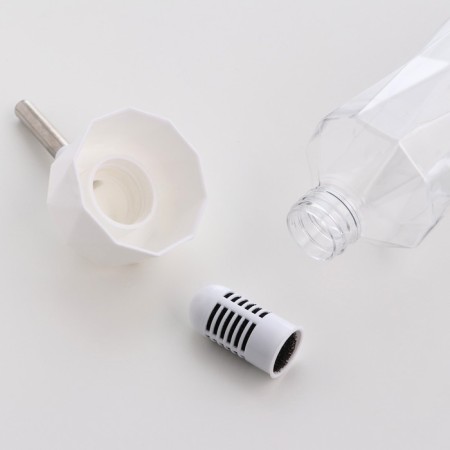 Animal drinkers, 500 ml, fastening-spring, white-1