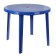 Round table, 90x90x75 cm, blue color