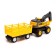 Excavator inertial "construction", with a trailer