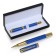 Gift Roller handle, in the leatherette case, the case is blue, gold