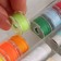 Set of sewing threads, 40/2, 20 m, 64 pcs, in the organizer, color colorful color