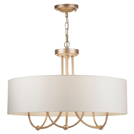 Suspension lamp Maytoni ARM006PL-08G, 8HE14, 40W, 64x64x145 cm, color gold