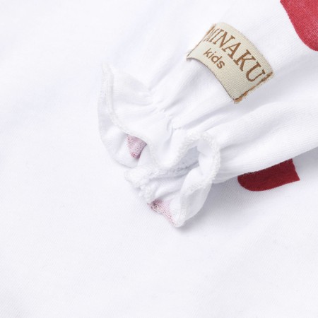 Body baby with minku ruffles, milk color, height 80-86 cm-8