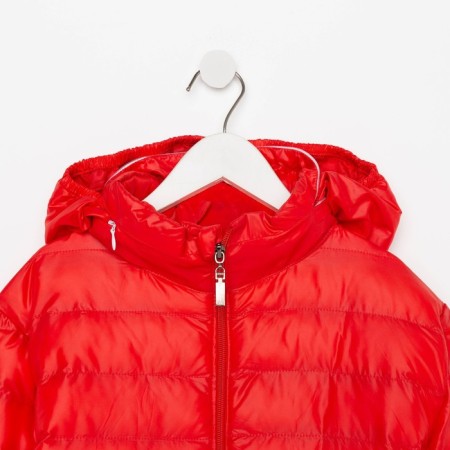 Jacket for girls, red color, height 152 cm-6