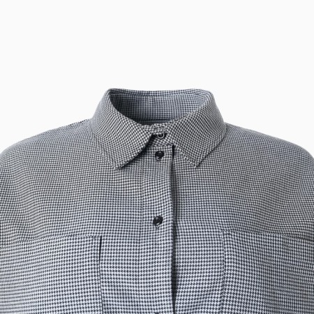 Female shirt, gray-black color, size 46-9