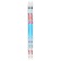 Plastic skis, 130 cm, with a notch, MIX color