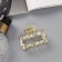 Hair crab "Cowley" straight, 5 cm, gold