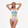 Swimsuit female adhesive minku pink color, size 46