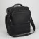Male bag on lightning, luris, long belt, black color