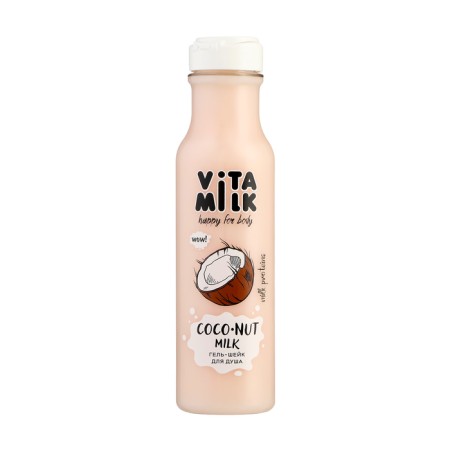 Vitamilk gel shower, coconut and milk, 350 ml