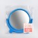 Mirror desktop "circle", D mirror surface 13.5 cm, blue color