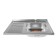 Kitchen car wash Accoona AC6080, invoice, right, thickness 0.6 mm, 800x600x165 mm, decor
