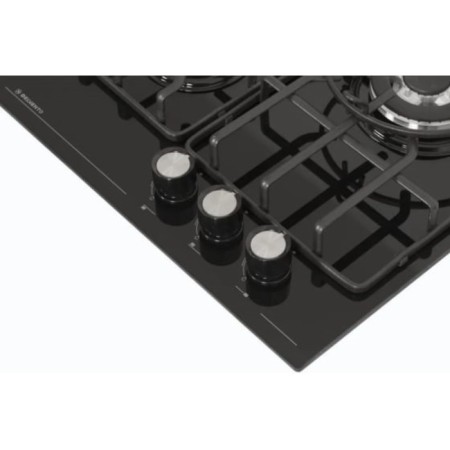 Hon surface Delvento V45H35S001, gas, 3 burners, black-3