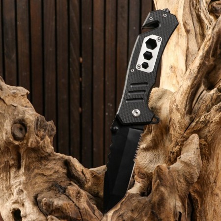Folding “Leader” knife 20cm, 84mm/3mm blade, with a sling