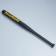 Lacked "Black Loboy" bat, black with a golden inscription, 65 cm