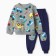 Set for a boy (sweatshirt, trousers), gray color, height 86 cm