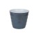 Plastic pot with the Laura tab, the color of the anthracite