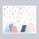 Sticker Plastic Interior Color "Mountains and Trees" set 2 sheets 36x60 cm