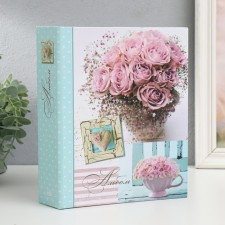 Photo album for 200 photos 10x15 cm Image Art 068 flowers