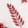 Decor shine "Small sheet" 29 cm, mix